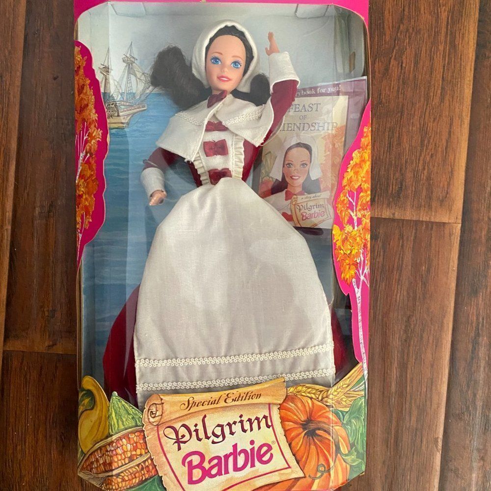 Mattel Pilgrim Barbie Collectible Doll 1994 Special Edition Thanksgiving NRFB